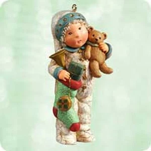 2003 HALLMARK ORNAMENT ~ Chalk - Sweet Little Lad ~ QP1469 ~ NIB - Picture 1 of 1