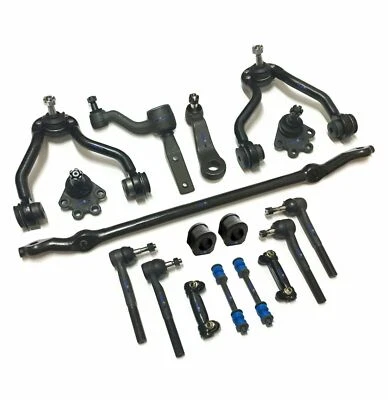 17 Pc Center Link with Idler & Pitman Arm Control Arm Kit for Chevrolet GMC - Image 1 of 4