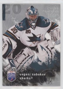 2007-08 Upper Deck Be a Player Platinum Player's Club /25 Evgeni Nabokov #163