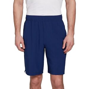 NEW PRINCE MENS TENNIS MATCH 9" WOVEN SHORTS SIZE L BLUE DEPTHS NWT