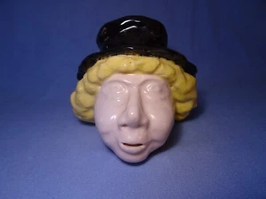 Harpo Marx Head Ceramic Whistle Signed Max-Dated 2-22-2002 - Picture 1 of 5