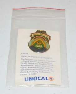 * Pin de coleccionista de béisbol Unocal 76 Dodger's - #4 - Imagen 1 de 2