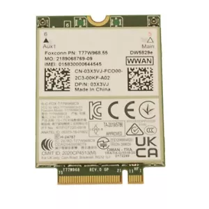 Dell Latitude 7420 Wireless DW5829e M.2 Mobile Broadband 4G WWAN Card 3X3VJ - Picture 1 of 1