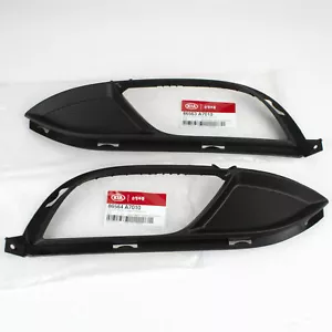 GENUINE Front Bumper Fog Lamp Cover Forte 2014-2015-2016 OEM Left & Right Bezels - Foto 1 di 2