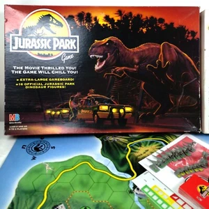 Juego de Mesa Parque Jurásico 1992, Casi Completo (1 carta, falta 1 peón) - Imagen 1 de 10