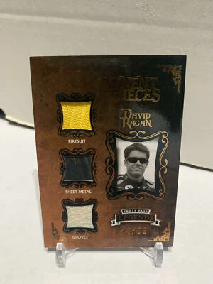 2009 David Ragan Prominent Pieces /99 Race-Used FS/SM/GL Press Pass Legends - Image 1 of 2