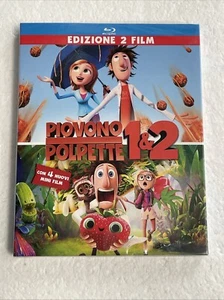 PIOVONO POLPETTE 1 e 2 - blu ray - 2 dischi nuovo sigillato - Foto 1 di 3