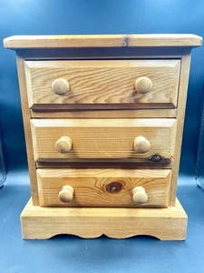 Modern miniature pine apprentice chest of spice drawers dresser hand built - Picture 1 of 8