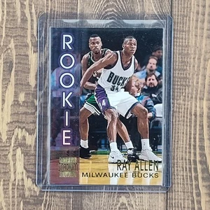 RAY ALLEN 1996-97 Topps Stadium Club Rookie #R19 RC Milwaukee Bucks - Imagen 1 de 2