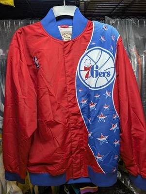 Mitchell & Ness NBA 1993-94 Authentic Warm Up Jacket Philadelphia 76ers 40 M - Image 1 of 3