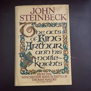 1982 Hardcover John Steinbeck Modern Version King Arthur Legends Merlin Knights - Bild 1 von 2