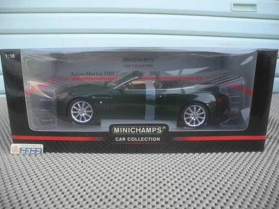 Modellino auto Minichamps 1/18 Aston Martin DB9 Cabrio 2004 verde nuovo - Immagine 1 di 4