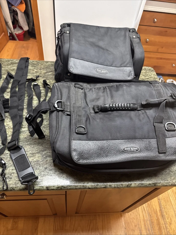 Equipaje Iron Rider Heavy Duty, Negro 19 X 12 X 8 11 X 15 X 9 Foto 1 de 4