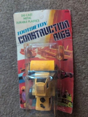 DE COLECCIÓN AÑOS 70 *PLATAFORMAS DE CONSTRUCCIÓN TOOTSIETOY* DOZER CRAWLER ROJO Y AMARILLO *NUEVO EN PAQUETE* Foto 1 de 4