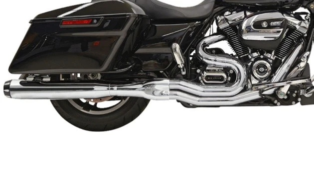 Bassani High Performance Exhaust System Chrome #1F58RE Harley Davidson Foto 1 de 1