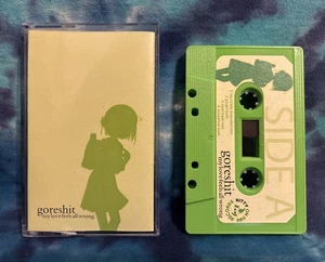 Goreshit CASSETTE My Love Feels All Wrong HTF Rare LIME GREEN Ltd Edition (300) - Picture 1 of 5