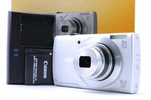 Top Mint in Box Canon PowerShot A2600 Silver 16.0MP Digital Camera w/ Charger - Picture 1 of 23