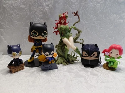 DC Batman Catwoman Poison Ivy Batgirl Figure Lot Bishoujo POP MART - Image 1 of 4