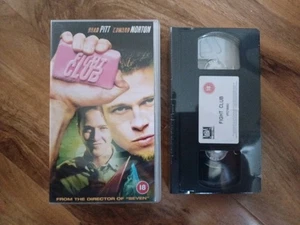Fight Club  VHS Video  Tape NEW &  SEALED FREE POSTAGE Brad Pitt Norton 23 - Picture 1 of 4