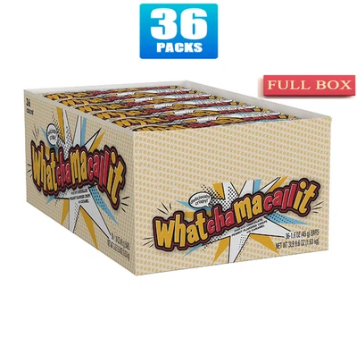 Caja completa 36 paquetes de barras de caramelo WHATCHAMACALLIT - 1,6 OZ cada una Foto 1 de 3