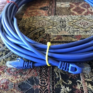 Ethernet Cable Cat 5e 50 Feet Light Blue - Bild 1 von 8