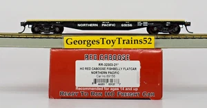 RED CABOOSE HO #69156 NP NORTHERN PACIFIC 42' FLAT CAR RR-32303-21 NIB MSRP $33 - Picture 1 of 6