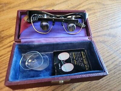 Keeler Magnifying Glasses Loupe Case Optometrist Doctor Jeweler Rare Antique Vtg • 375.48$