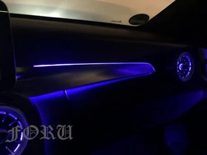 64 color Co-pilot Ambient Light Atmosphere Lamp Fits For Mercedes Benz W205 X253 - Picture 1 of 11