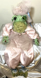 Frog Princess Shelf Sitter Folk Art Doll Rare! READ - Picture 1 of 24