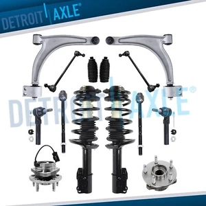 14pc Front Strut Lower Control Arm Tierod Kit for 2004-2012 Chevy Malibu Aura G6 - Picture 1 of 14