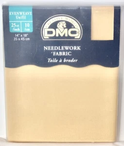 25 Stück Evenweave Stoff creme/elfenbein 14" x 18" DMC - Bild 1 von 2