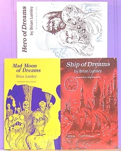 BRIAN LUMLEY's Dreams trilogy —1st ed. trade pbs (S&S in Lovecraft's Dreamworld) - Picture 1 of 1