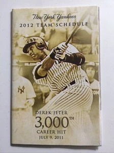 New York Yankees 2012 MLB pocket schedule - Derek Jeter - Picture 1 of 3