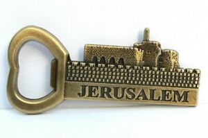 JERUSALEM Old City MAGNET & Beer Bottle Opener, Made in Israel, Holy Bible Land