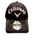 Callaway Golf Hat Cap FT Fusion TOURi Series Tour Odyssey Black White Foil Adj