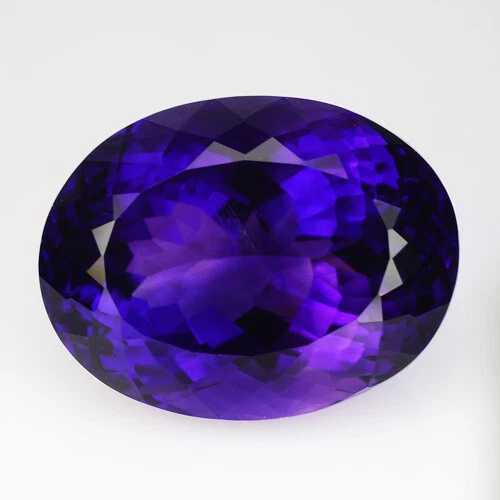 11.46Cts Best Fire Natural Brazil AAA+ Amethyst Oval ...!!!!!  - Image 1 of 1