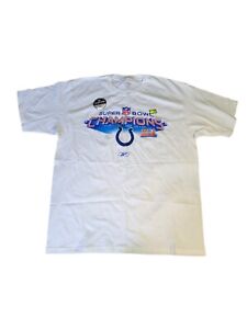 *NWT* VTG Indianapolis Colts T-Shirt Super Bowl XLI Champs Football Mens Large