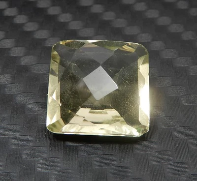 Piedra preciosa suelta topacio brasileño amarillo corte cuadrado certificado natural de 12,95 quilates Foto 1 de 4