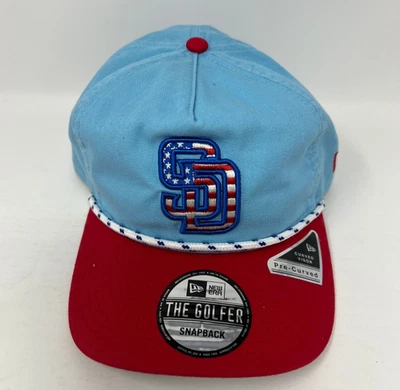 San Diego Padres New Era 4 de Julio MLB Azul Snapback La Gorra de Golfista Foto 1 de 4