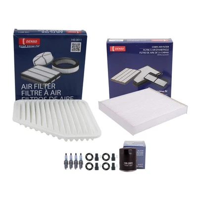 Kit de afinación Denso 4 bujías y botas Kit para Corolla Matrix RAV4 Vibe 2,4 L L4 Foto 1 de 2