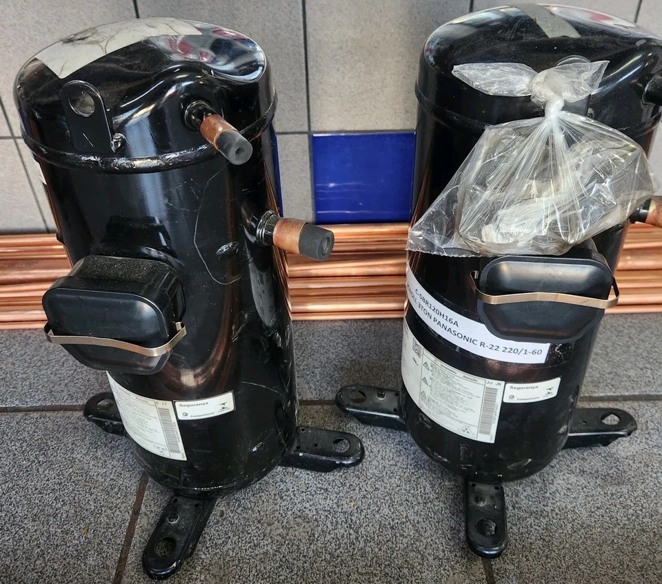 Compresor de desplazamiento Sanyo/Panasonic 36.000 BTU R22 220v/1ph/CSBR120H16A. 3 toneladas Foto 1 de 1