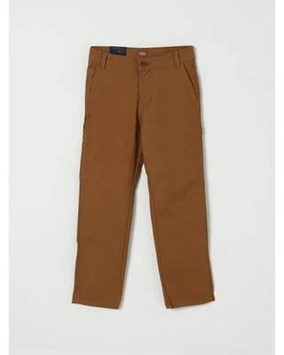 Pantalones Dickies Pierna Recta Niños Marrón Foto 1 de 2