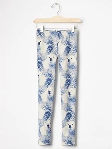 GAP Kids Girls XS 4 5 Photo Real Coziest Polar Bear Leggings French Terry NWT$25 - Picture 1 of 1