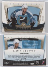 2006-07 Fleer Hot Prospects Hot Materials White Hot /10 Joe Thornton #HM-JT