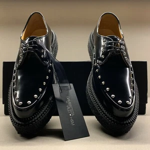 GIAMBATTISTA VALLI x H&M Mens Black Creeper Shoes Loafers Size UK 6.5 / EUR 40 - Picture 1 of 10