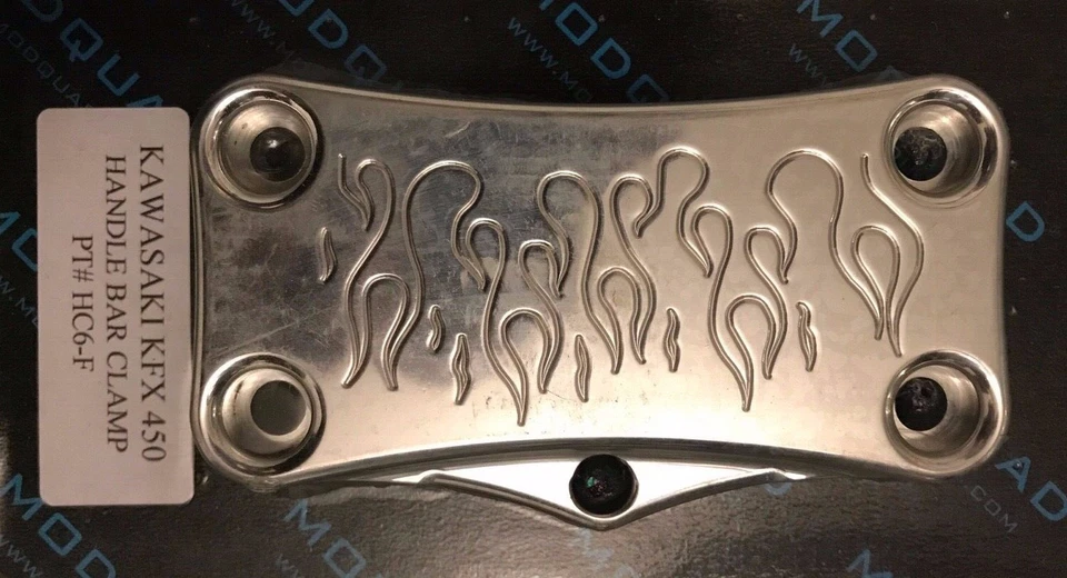 KAWASAKI KFX450R KFX 450 R 450R BILLET ALUMINUM BAR CLAMP HANDLEBAR HANDLE 08-14 - Image 1 of 1