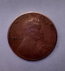 1979 d penny error - Picture 1 of 2