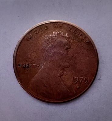 1979 d penny error - Image 1 of 2