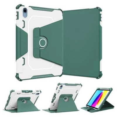 Leather 360 Rotating Smart Case Cover For iPad 10th  9 8 7 Air 2 4th 5th Pro 11 - Image 1 of 4