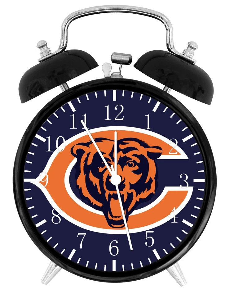 DEKAD Chicago Bears Alarm Desk Clock Home or Office Decor F17 Nice Gift